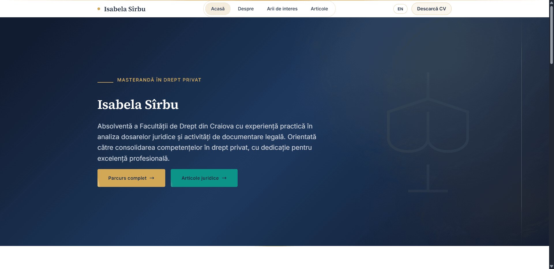 Isa Sîrbu — Portofoliu