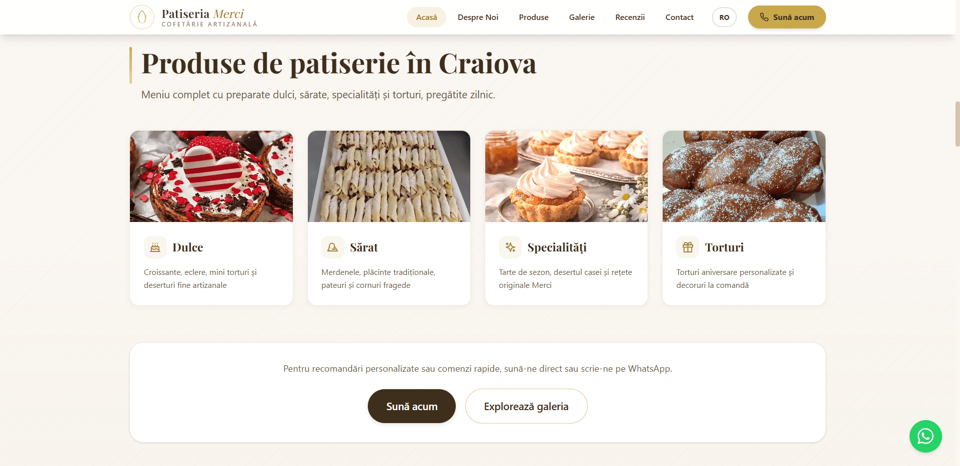 Patiseria Merci - screenshot 2