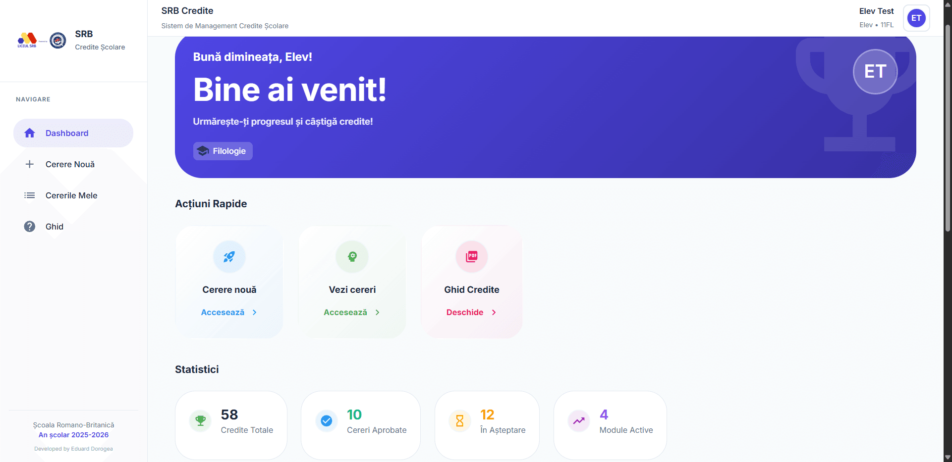 Liceul SRB - screenshot 1